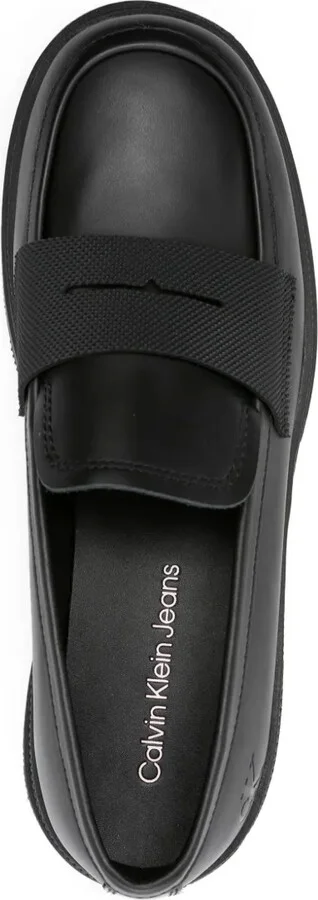 Chunky Combat Leather Loafers - Image 4