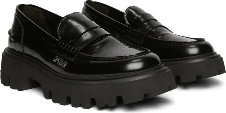 Chunky Eather Penny Loafers - Image 2