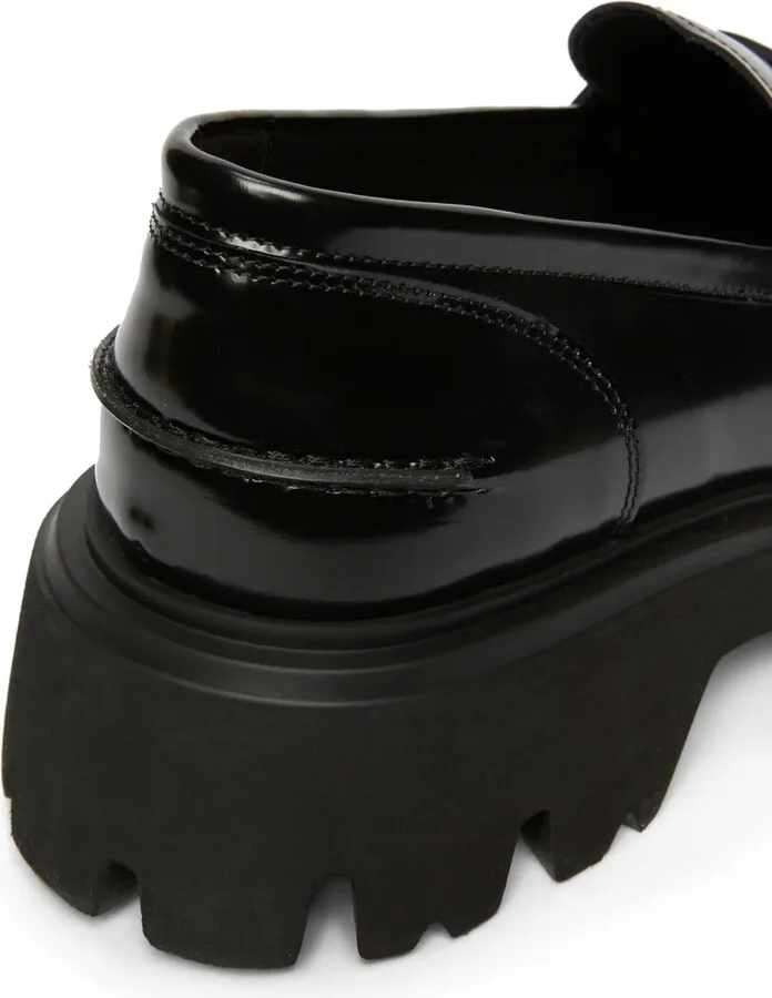Chunky Eather Penny Loafers - Image 4