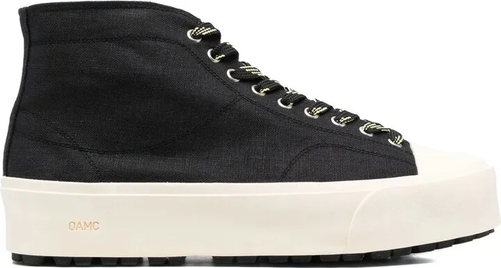 Chunky-Flat-Sole Sneakers