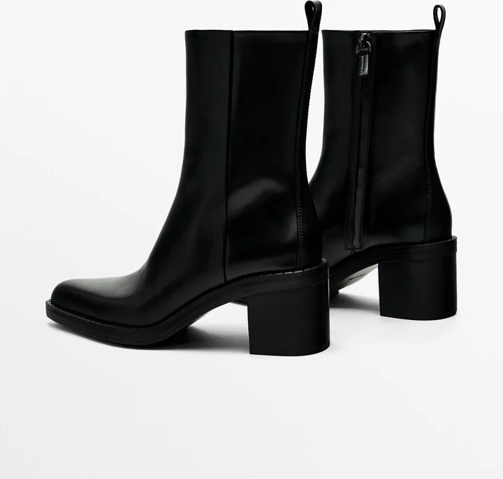 Chunky Heel Ankle Boots - Image 4