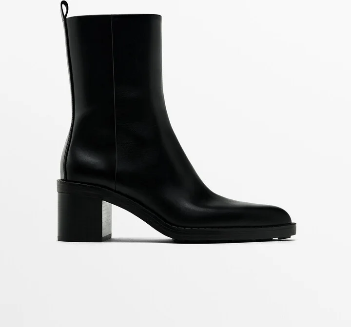 Chunky Heel Ankle Boots