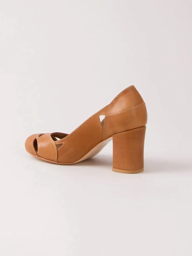 Chunky Heel Pumps - Image 3