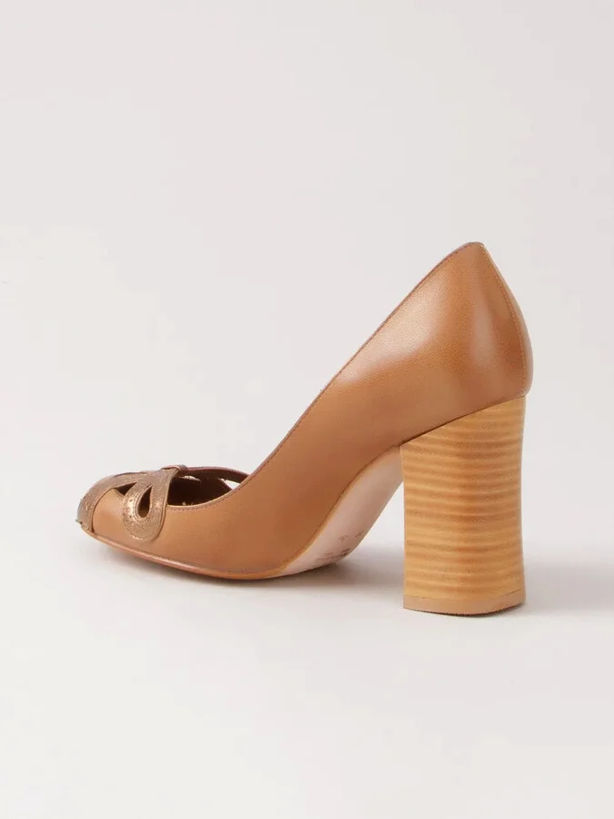 Chunky Heel Pumps - Image 3