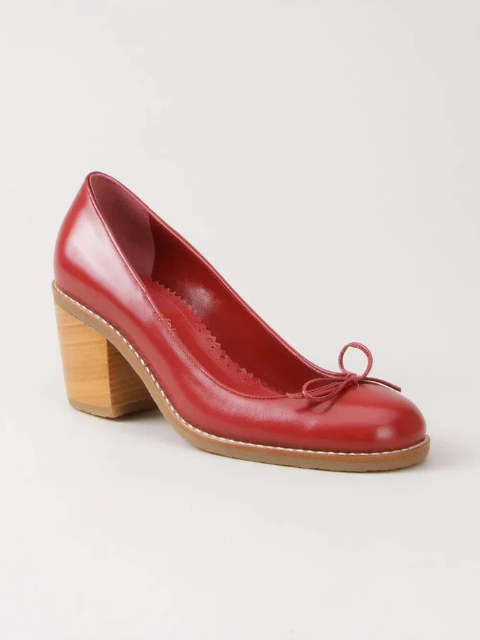 Chunky Heel Pumps - Image 2