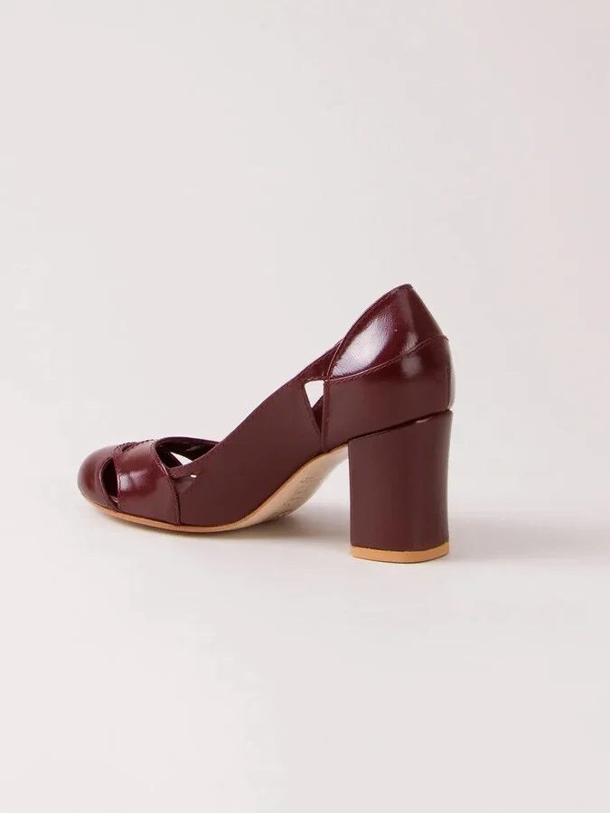 Chunky Heel Pumps - Image 4