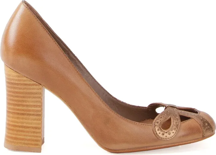 Chunky Heel Pumps
