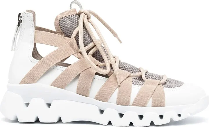 Chunky Lace-Front Sneakers