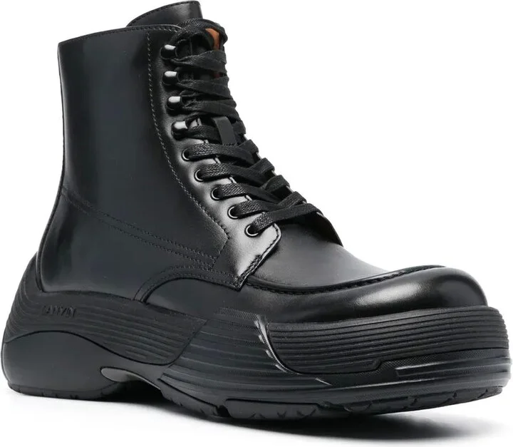 Chunky Lace-Up Boots - Image 2