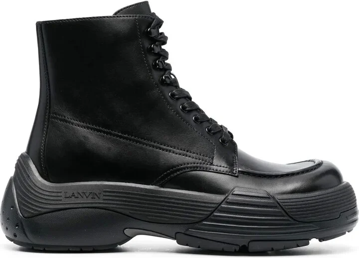 Chunky Lace-Up Boots