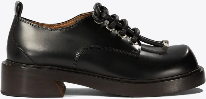 Chunky Lace-Up Derby Shoes