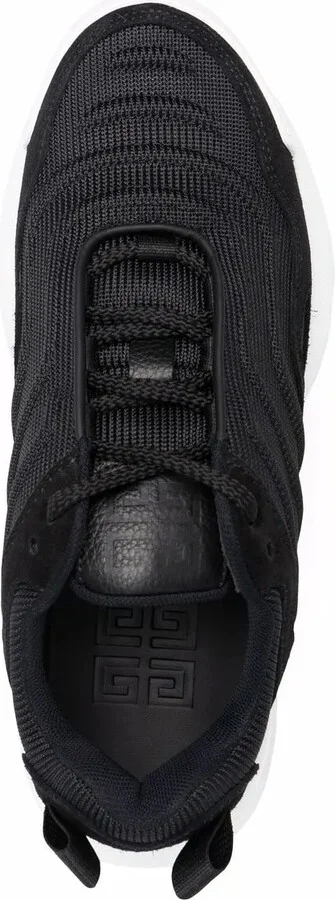 Chunky Lace-Up Low-Top Sneakers - Image 4