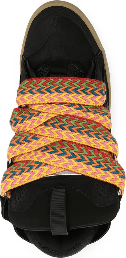 Chunky Lace-Up Sneakers - Image 4