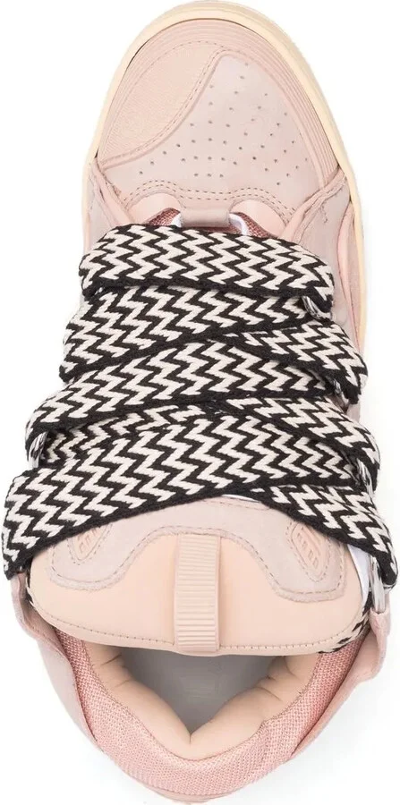 Chunky Lace-Up Sneakers - Image 4
