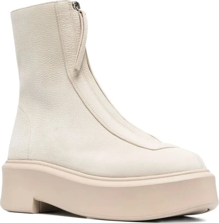 Chunky Leather Boots - Image 2