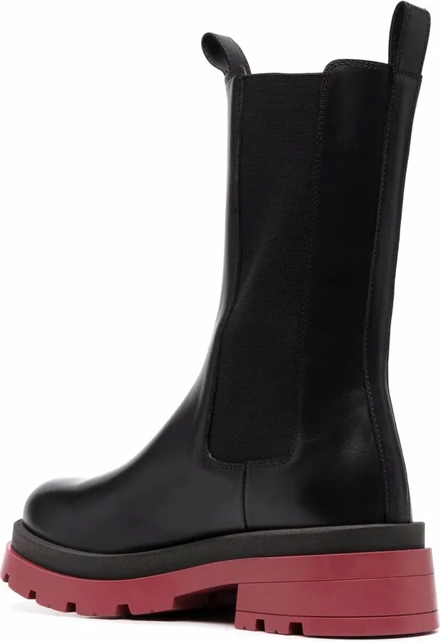 Chunky Leather Boots - Image 3