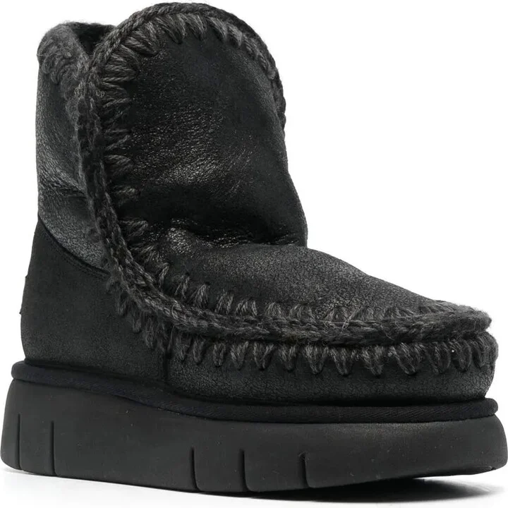 Chunky Leather Boots - Image 2