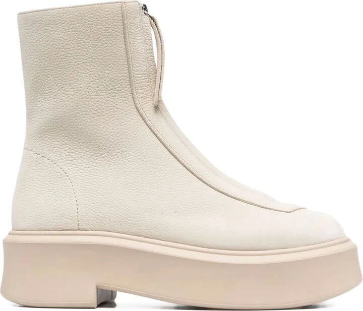 Chunky Leather Boots