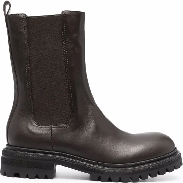Chunky Leather Boots
