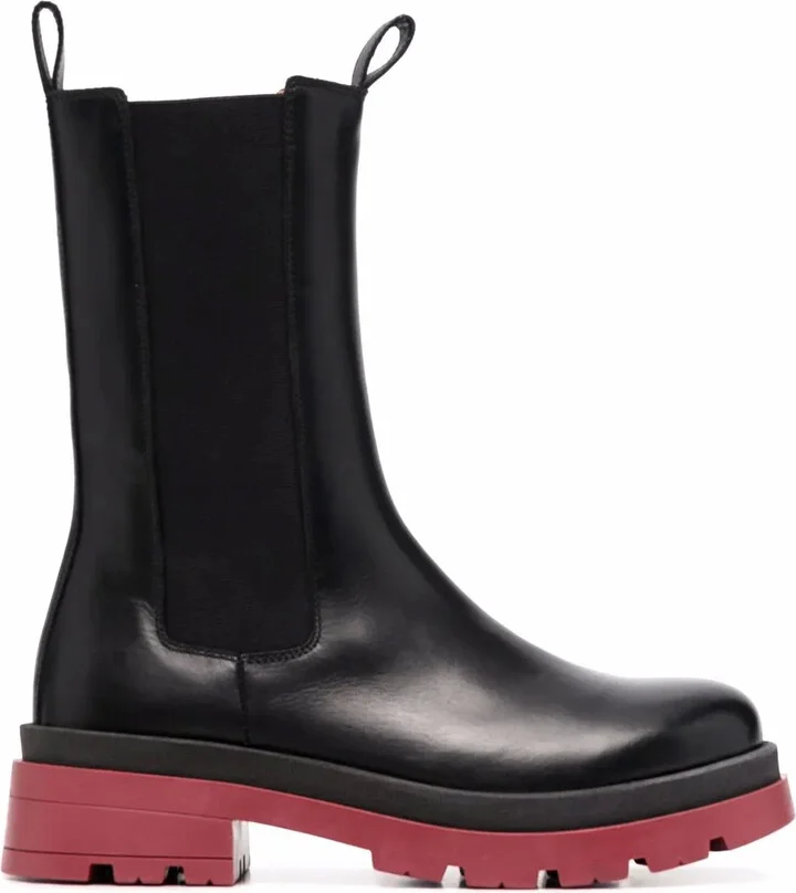 Chunky Leather Boots