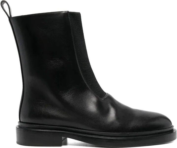 Chunky Leather Boots