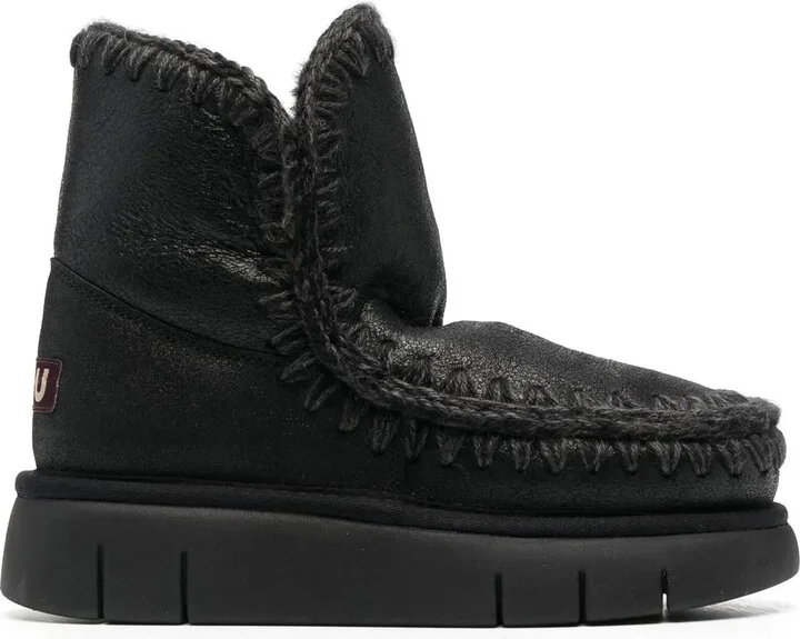 Chunky Leather Boots