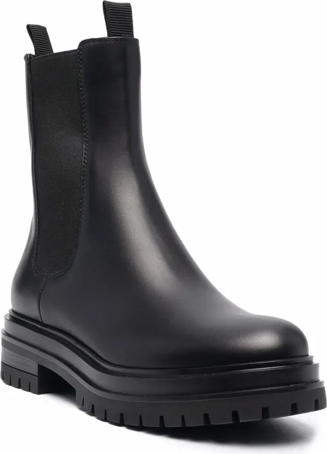 chunky leather Chelsea boots - Image 2