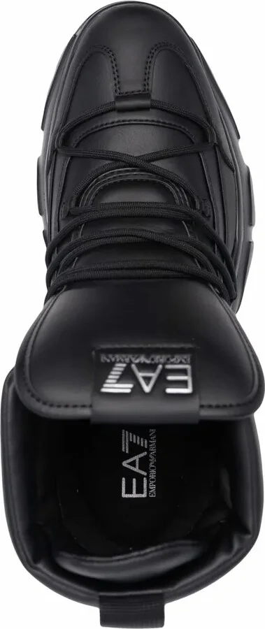 Chunky Leather Lace-Up Boots - Image 4