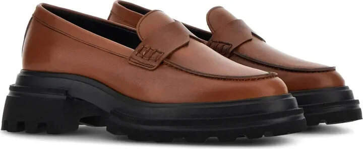 Chunky Leather Loafers - Image 2