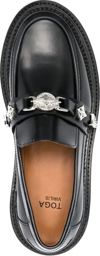 Chunky Leather Loafers - Image 4