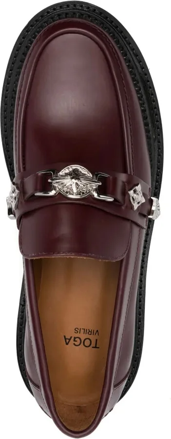 Chunky Leather Loafers - Image 4
