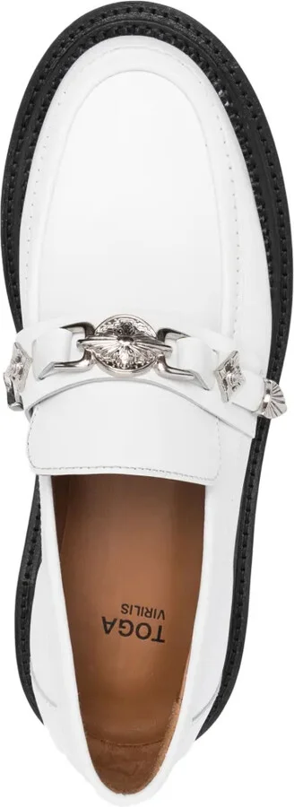 Chunky Leather Loafers - Image 4