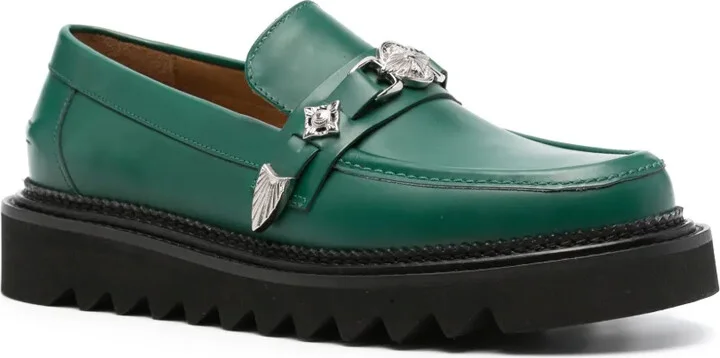 Chunky Leather Loafers - Image 2