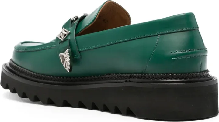 Chunky Leather Loafers - Image 3