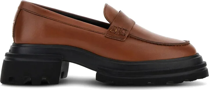 Chunky Leather Loafers