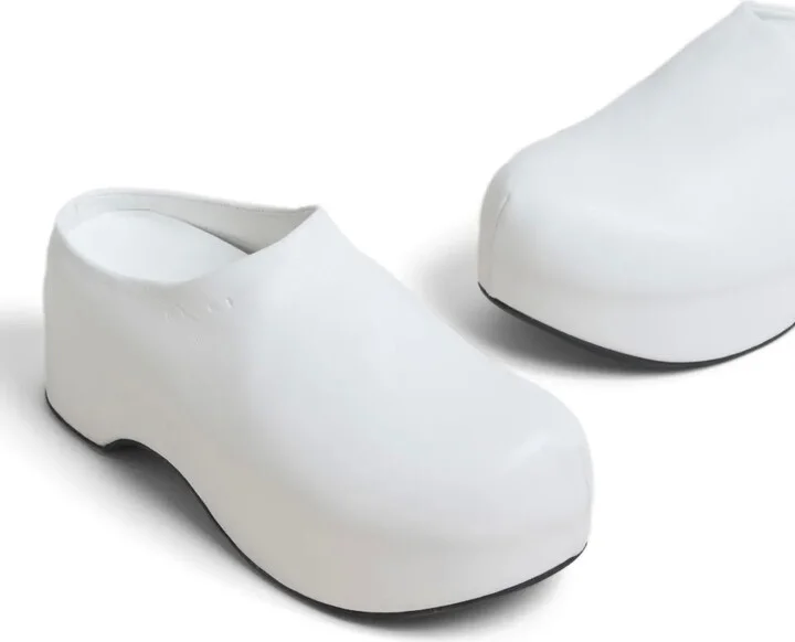 Chunky Leather Mules - Image 5