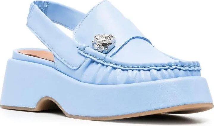 Chunky Leather Mules - Image 2