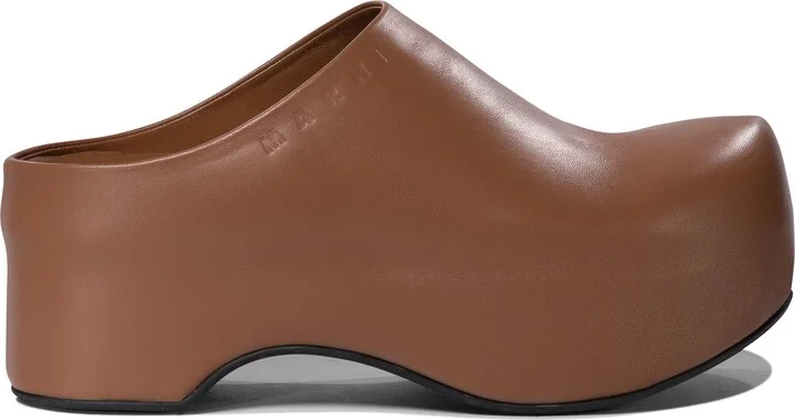 Chunky Loafers & Slippers Brown