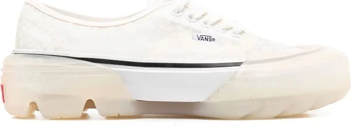 Chunky Logo-Patch Lace-Up Sneakers