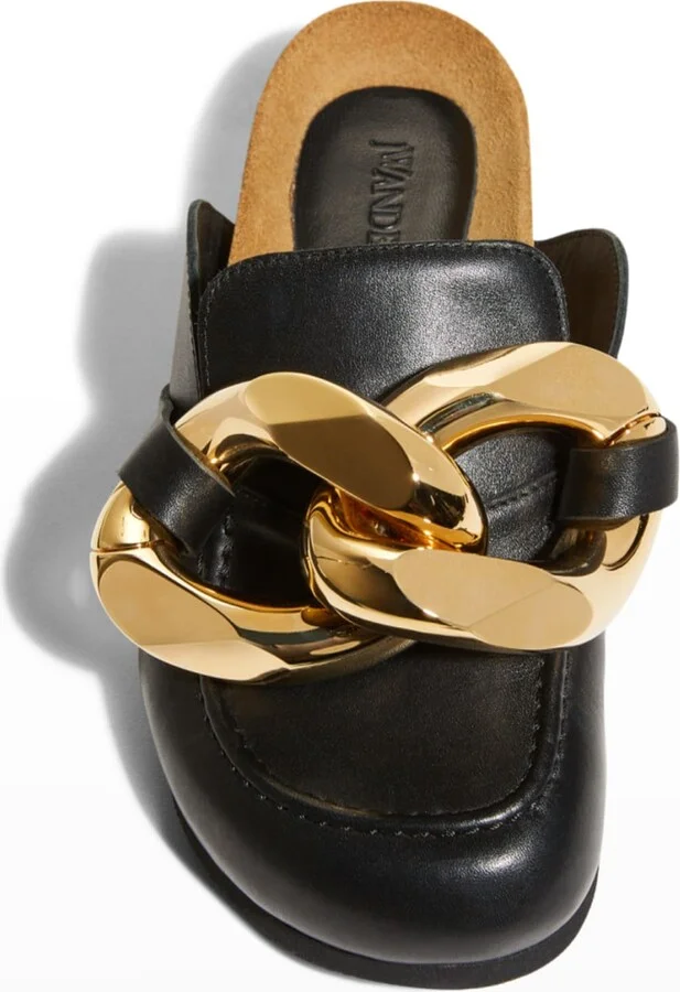 Chunky Napa Chain Slide Mules - Image 6