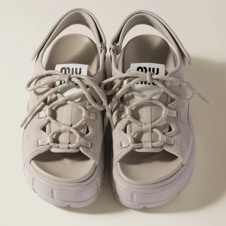 Chunky neoprene sandals - Image 4