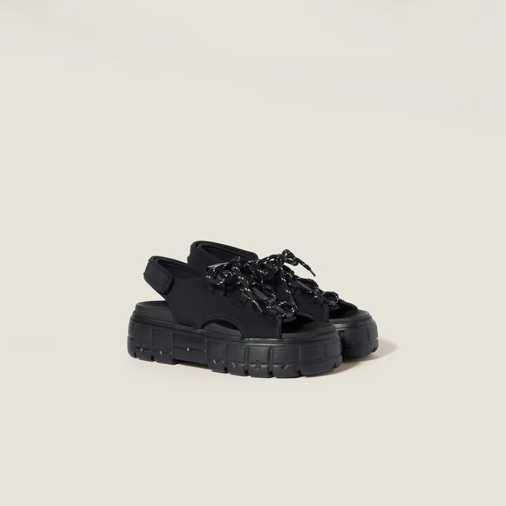 Chunky neoprene sandals