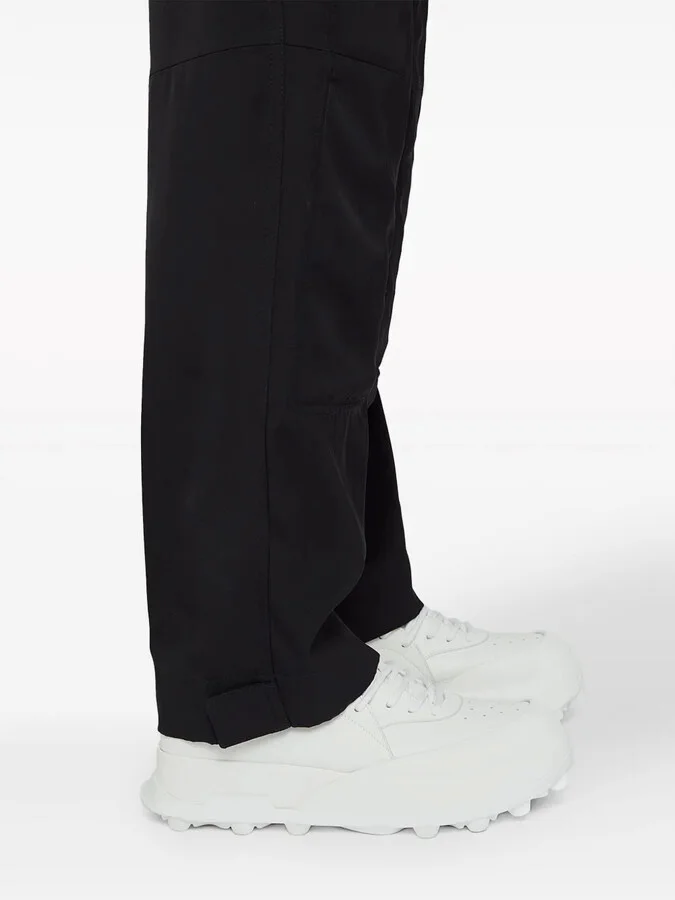 Chunky Panelled Leather Sneakers - Image 5