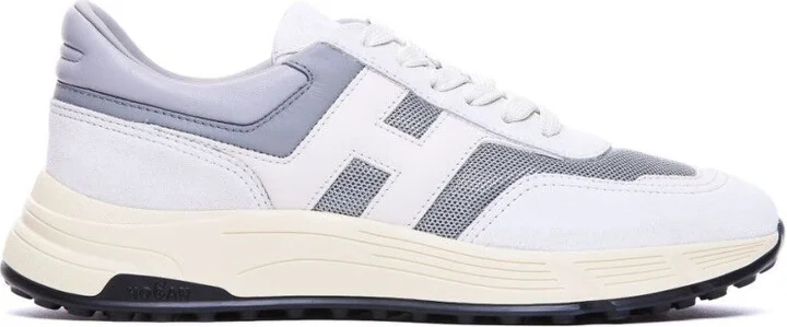 Chunky Rubber Sole Sneakers With Padded Ankle