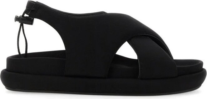 Chunky Sandal With Drawstring Closure
