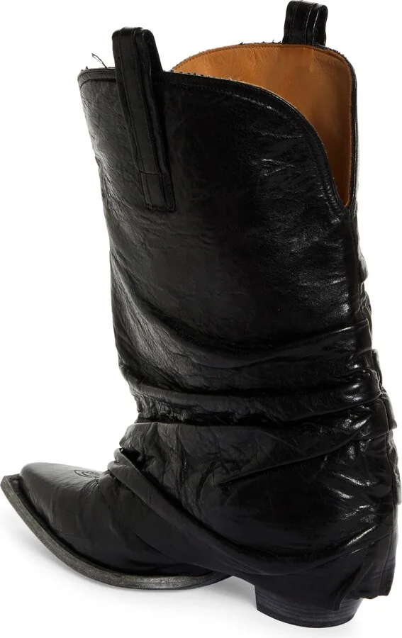 Chunky Sleeve Cowboy Boot - Image 2
