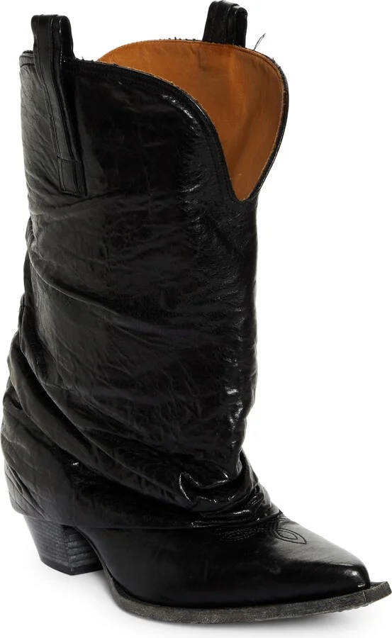 Chunky Sleeve Cowboy Boot