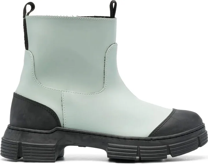 Chunky Slip-On Boots