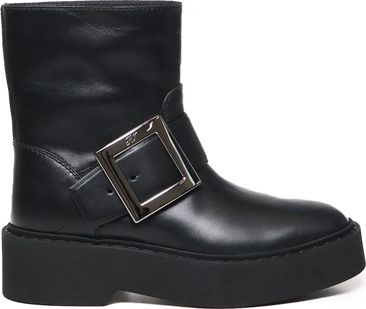 Chunky Sole Ankle Boots