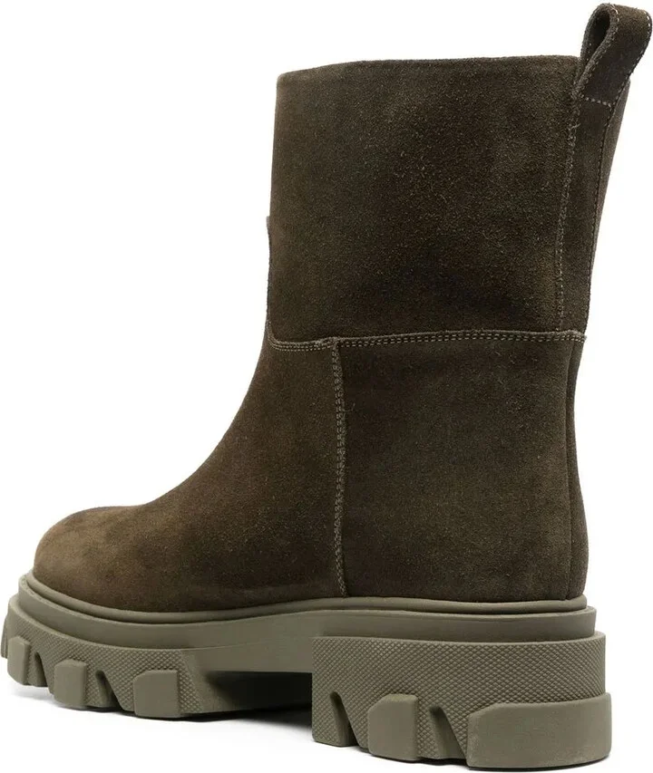 Chunky-Sole Cal-Suede Boots - Image 3